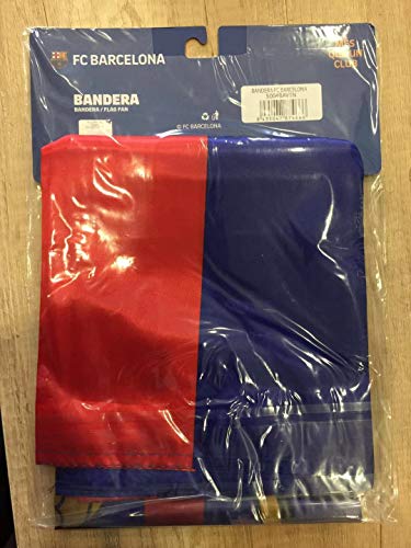 Bandera vertical del FC. Barcelona - Producto con Licencia - Medidas 100 x150 - Ropa de Polyester