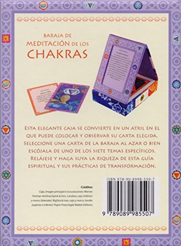 Baraja de Meditación de los Chakras. Una Bella Colección de Inspiradoras Cartas con Meditaciones (ESOTERISMO)