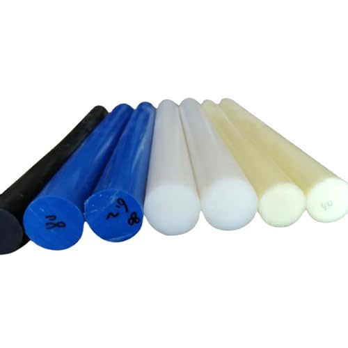 Barra de varilla redonda de nailon PA6 de 5-300MM, color blanco, negro, azul, paquete de 330MM/13" (15mm)