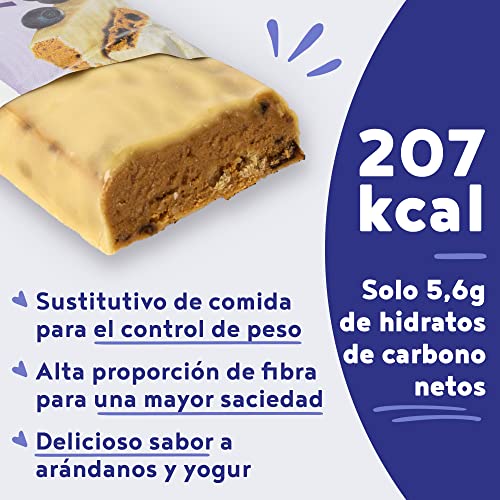 Barras Proteíca One Meal - Barrita Nutritiva Sustituto de Comida Allévo by Alpha Foods (Arándano)