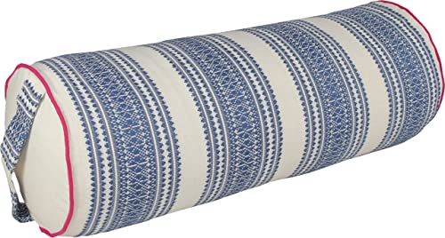 Beas - Cojín para yoga (65 x 22 cm de diámetro, relleno de trigo sarraceno)