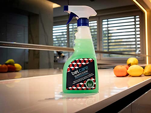 BELCARE - Limpiador para Encimeras de Cuarzo, Silestone y Compac, Spray, Cocina o Baño, 500 ml