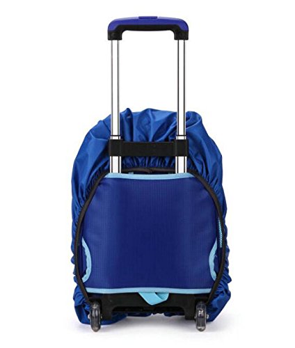 Bolsa impermeable Fablcrew para la mochila o la maleta, impermeable, protege del polvo, para senderismo, camping, viajes, negro, talla única