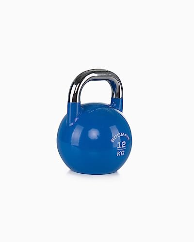 BOOMFIT Kettlebell de Competición 12Kg, Unisex-Adult, Blue, One Size