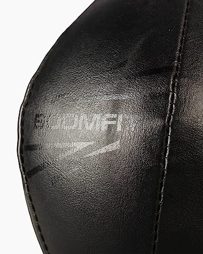 BOOMFIT Speed Ball Saco (Pera) de Boxeo, Unisex-Adult, Black, One Size