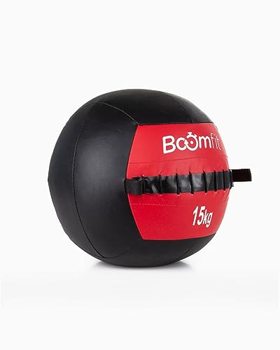 BOOMFIT Wall Ball Bolas con Peso, Unisex-Adult, Black, One Size