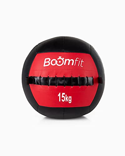 BOOMFIT Wall Ball Bolas con Peso, Unisex-Adult, Black, One Size