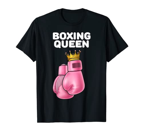 Boxing Queen | Camiseta de boxeo para mujer | Boxeador para niñas Camiseta