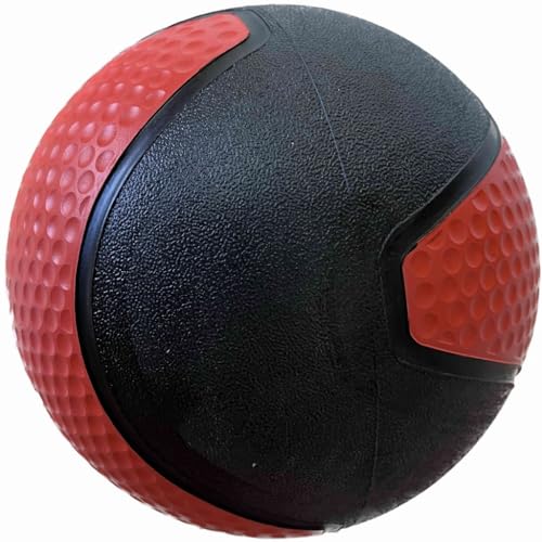BSFIT® Balón Medicinal de Goma Pro – 1 kg Potencia Tus Rutinas con Esta Pelota con Rebote Medicinal - Balón Antideslizante para Levantamiento