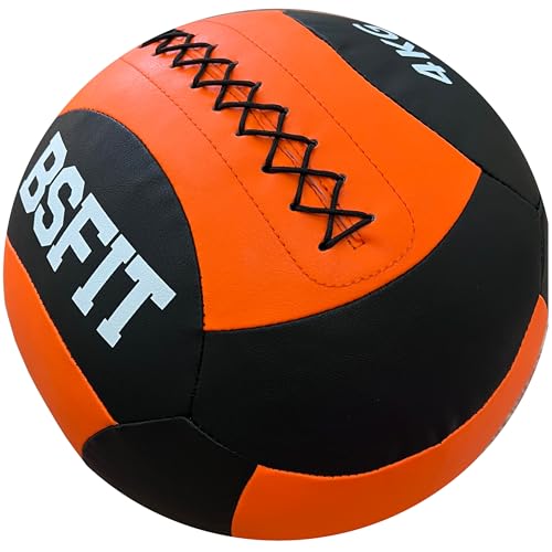BSFIT Wall Ball 4 kg Pelota Ideal para Ejercicios de Functional Fitness, fortalecimiento y tonificación Muscular - Agarre Antideslizante Workout, Balon Medicinal