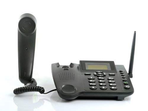 BW 2.4 '' inalámbrico Quadband G/M teléfono móvil de Escritorio clásico del Telephone para el Negocio o la Familia (Especialmente para la Gente más Vieja) - Negro