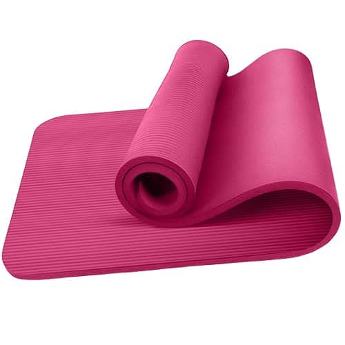 CABLEPELADO - Esterilla de yoga Antideslizante para entrenamientos - Alfombra - tapiz - colchoneta - Esterilla Pilates - foam - gimnasio - deporte - 61x183 cm - Rosa