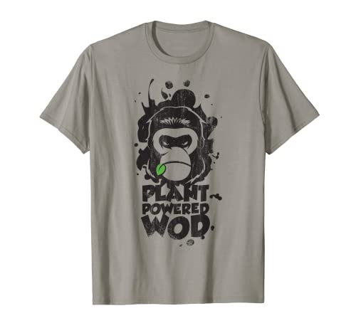 Camiseta de entrenamiento vegana Kettlebell: WOD con plantas Camiseta