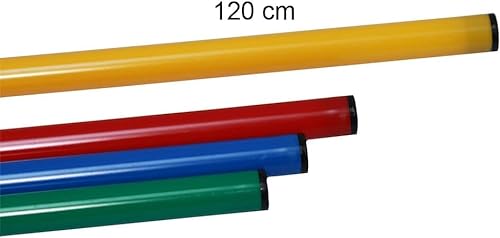 CANNON Set de Salto (3 Picas, 2 Bases de Caucho, 2 Clips de conexión) Color Amarillo
