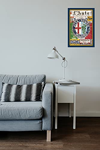 Cartel de metal, 20 x 30 cm, curvado, bandera de Jordan, oxidación, cartel decorativo de chapa, regalo