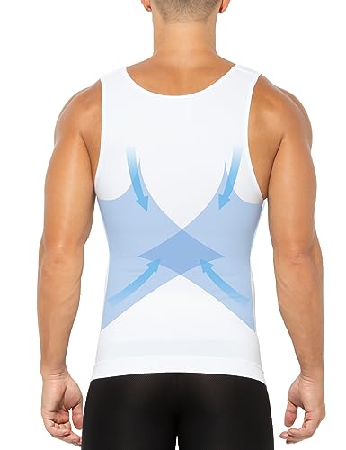 Casey Kevin Chaleco de Compresión Hombre Deportiva Camiseta de Tirantes Chaleco para Fitness Gimnasio Running