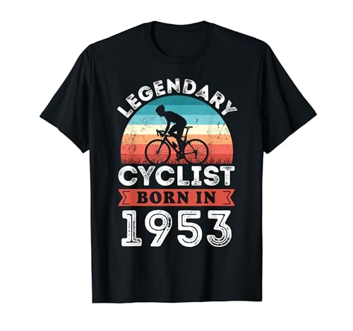 Ciclista legendario nacido en 1953. Regalos de 70 cumpleaños: ciclismo Camiseta