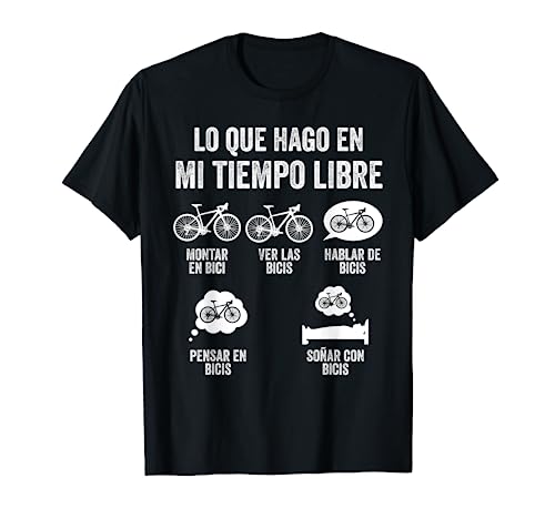 Ciclista Tiempo Libre Montar En Bici Bicicleta Divertido Camiseta