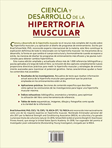 Ciencia y desarrollo de la hipertrofia muscular. Nueva edición ampliada y actualizada (SIN COLECCION)
