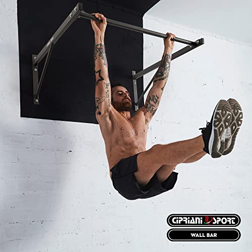Cipriani Sport™ Wall Bars Home Gym 120 x 90 x 50 Barra de dominadas de Pared Profesional Kit de fijación Incluyendo Calistenics Indoor Home Workout para Gimnasio Muscle Up Pull up