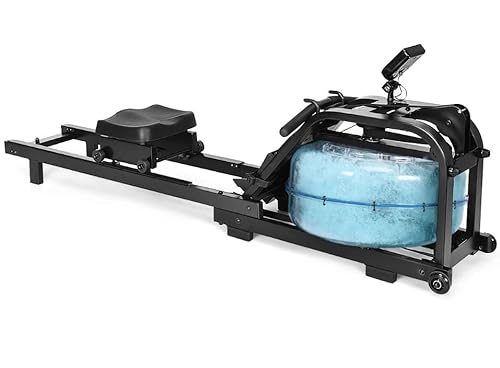 Clover Fitness - Máquina de Remo de Agua AquaRower CF, Remo ultraresistente, Remo de Agua, Adultos Unisex, 2130x520x560mm