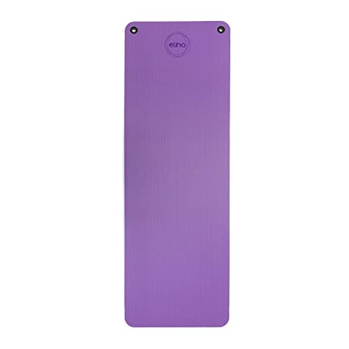 Colchoneta Pilates 180cm x 58cm x 1.5 cm de grosor - Purple, Esterilla Yoga Antideslizante, Colchoneta de Alta Densidad y Resistencia