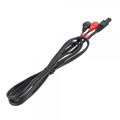 Compex EMS - Cable para electrodos 6 Pins-Snap, color negro/rojo CO2 601061
