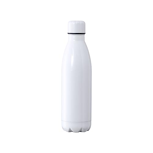 C&P Botella personalizada con nombre + inicial, Botella de agua acero inoxidable térmica de doble Capa bebidas frías 24h y Calientes 12h, Capacidad 500 ml
