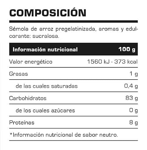 CREMA ARROZ 600 g VAINILLA- Suplementos Alimentación y Suplementos Deportivos - Vitobest