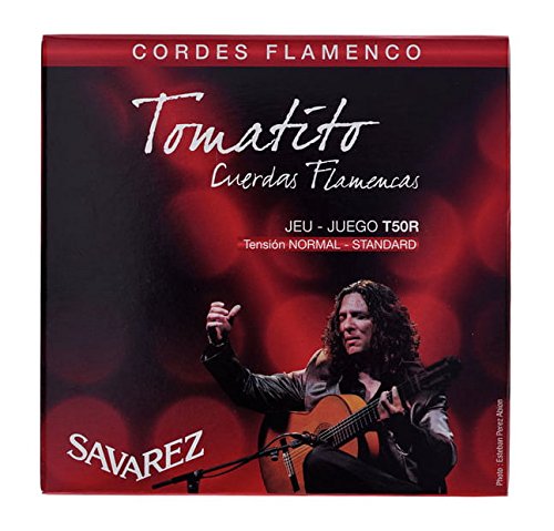 CUERDAS GUITARRA FLAMENCA - Savarez (T50R) Tomatito Tension Normal (Juego Completo)