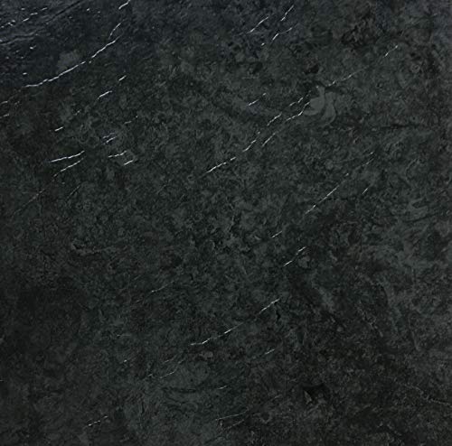 d-c-fix suelo vinilo autoadhesivo Pizarra oscura clásica - 11 losetas - impermeable, duradero, decorativo vinilico - baldosas azulejos adhesivos PVC - para cocina, baño y salón - 30,5 x 30,5 cm