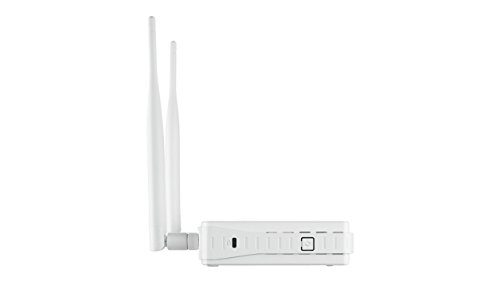 D-Link DAP-2020 - Punto de acceso WiFi N300 (802.11n/g/b hasta 300 Mbps, 2.4 GHz, 1 puerto Ethernet RJ-45 10/100 Mbps, WPA2, WPS, QoS, 2 antenas externas extraíbles de 5dBi), blanco