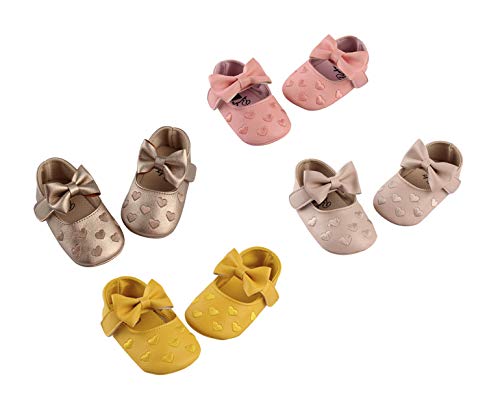 DEBAIJIA Zapatos, Plataforma Bebé-Niñas, Hs01 Beige, 17 EU