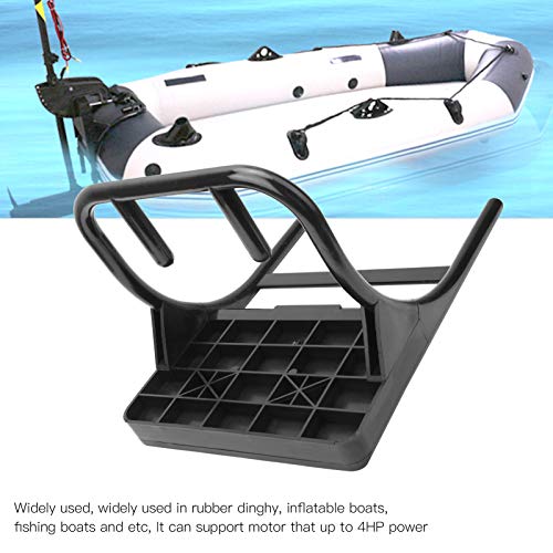 Deryang Raqueta de Montaje de Motor de Kayak, Soporte de Motor de Kayak de Pesca, Resistente Accesorio Profesional para Bote Inflable, fácil de Instalar para Kayak Duradero