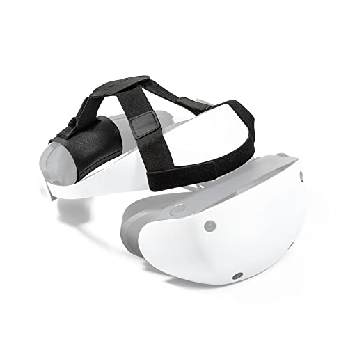DEVASO Correa de cabeza ajustable para PlayStation VR2, cómoda y suave correa PSVR2, presión reducida, accesorios ligeros PS5 VR2 para juegos de realidad virtual.