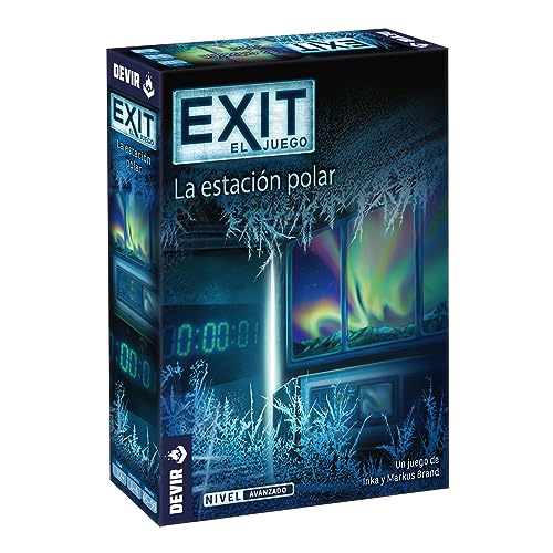 Devir - Exit: La Estación Polar, Juego de Mesa en Español, Juego de Mesa con Amigos, Escape Room, Juegos de Misterio, Juego de Mesa Adultos (BGEXIT6)