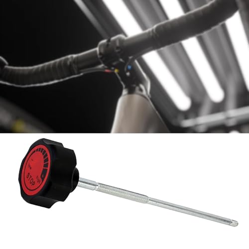 Dickly Palanca de freno para bicicleta estática con perilla de resistencia para bicicletas de interior Fitness M8, negro