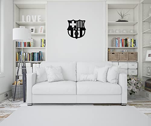 DIGIDU | Cuadro Escudo FC Barcelona, Barça Pared, Decoración Habitación, Salón Moderno, Regalo Originales Futbol, Entrenador