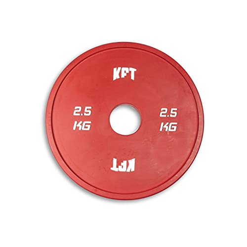 Disco Fraccional – 2,5 kg – Paragolpes para disco olímpico, levantamiento de pesas, parachoques para disco olímpico