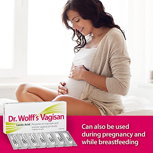 Dr. Wolff`s Vagisan Ácido láctico que ayuda a prevenir las infecciones vaginales. Salud vaginal diaria e higiene íntima. También durante el embarazo y la lactancia. 2 x 7 unidades