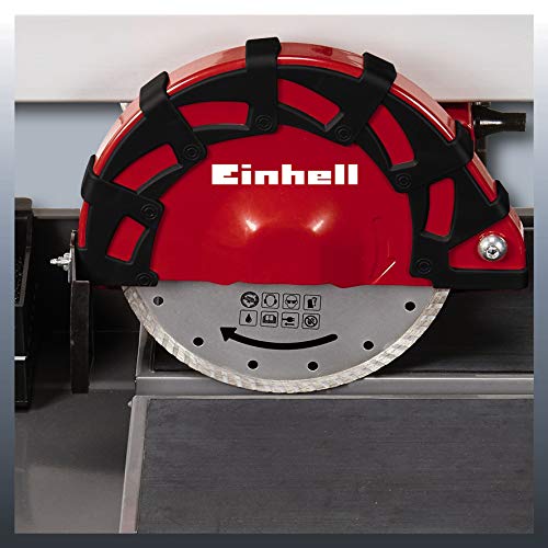 Einhell 4301220 - Mesa de corte ceramico refrigerada por agua TE-TC 920 UL Expert, 900 W, 240 V, disco de diamante 200 x 25,4 mm, rojo