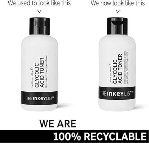 El 10% Glycolic Acid Toner de The INKEY List ayuda a reducir la aparición de poros, 100 ml