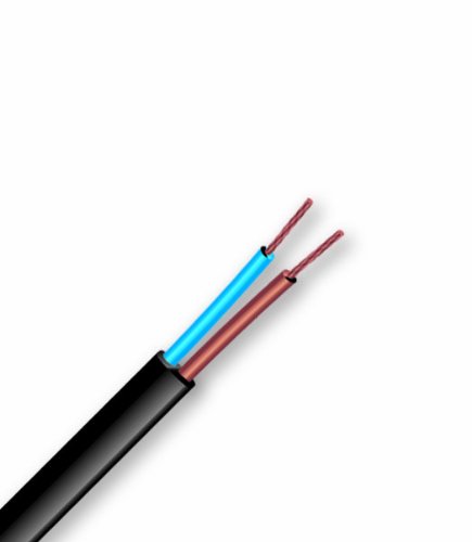 Electraline 10984, Cable para Extensiones H05VVH2-F, Sección 2x1 mm, 20 m, Negro