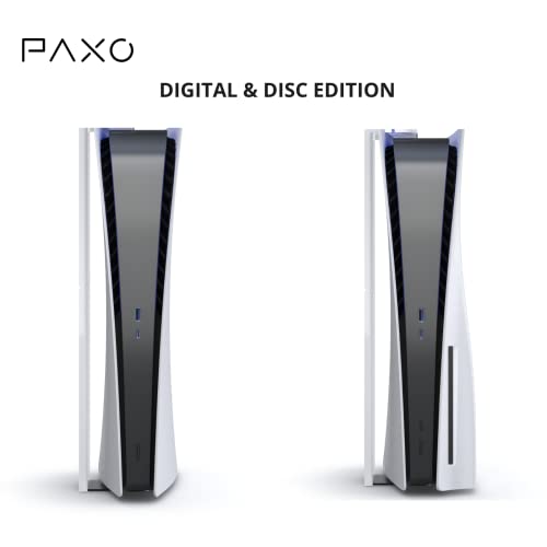 Elegante Soporte de Pared PS5 V2 para Disco y versión Digital, PS5-Blanco - Soporte de Pared para Playstation 5, Accesorios PS5 / Soporte de Pared