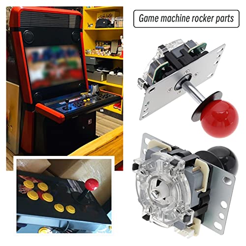 eMagTech 2 piezas de 5 pines y 8 vías Arcade Joystick de repuesto para máquinas de juego de arcade, controladores de mango superior de bola, accesorios