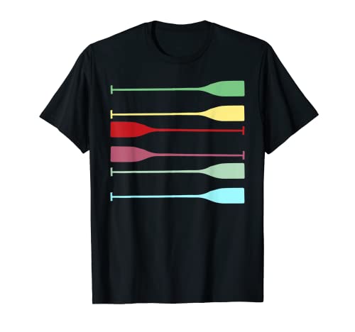 Equipo de remo Colores vintage Camiseta