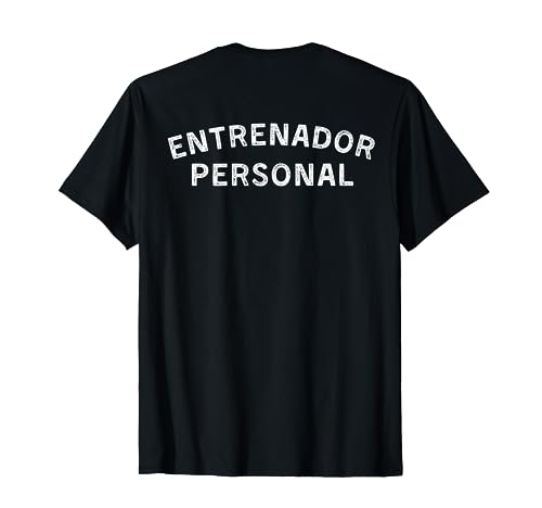 (Espalda) Camiseta Entrenador Personal Gimnasio Coach Camiseta