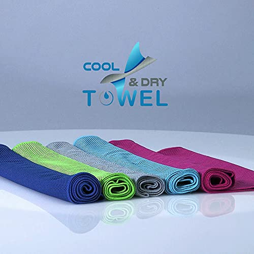 EURO MARKETING MANUFACTURING Ice Towel - Toalla siempre fresca, Colores Surtidos