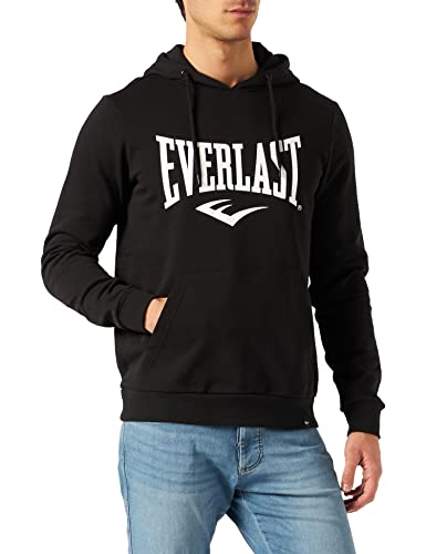 Everlast Deportes, Chaqueta con capucha de skateboarding para Hombre, Negro, XL
