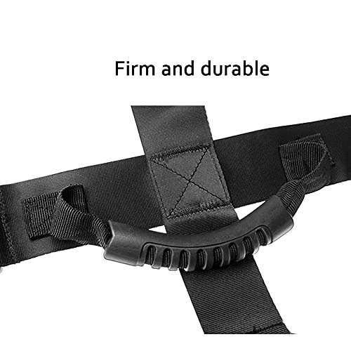 Faderr Cinturón de levantamiento de movimiento, cinturones universales para transportar objetos pesados, resistente con asa para cajas, muebles, sacos de arena, colchones (tamaño: estilo cruzado)